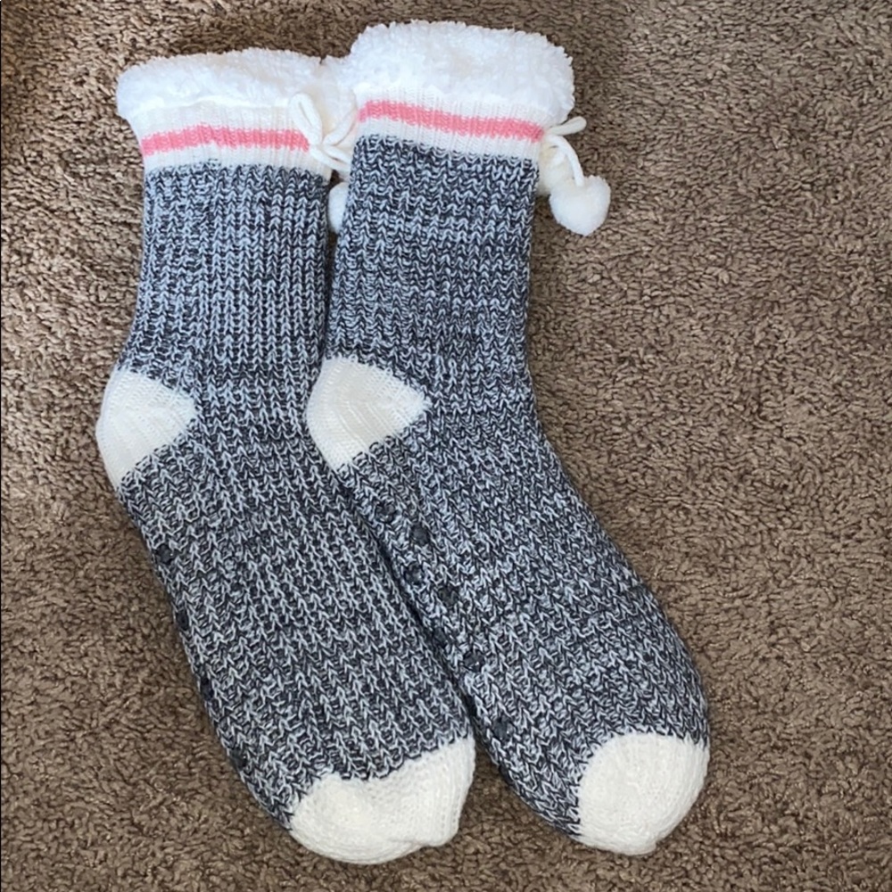 High knit socks